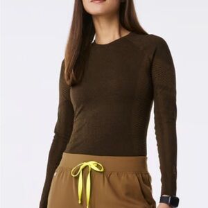 Figs Long Sleeve Underscrub Top NWT